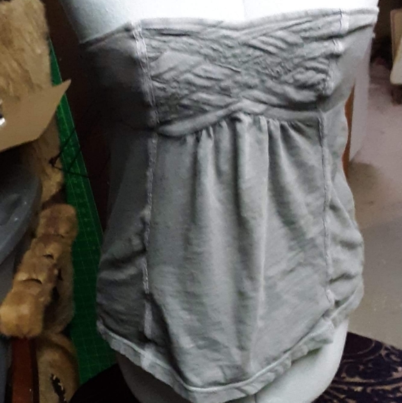 Gray weave tube top - Picture 1 of 2